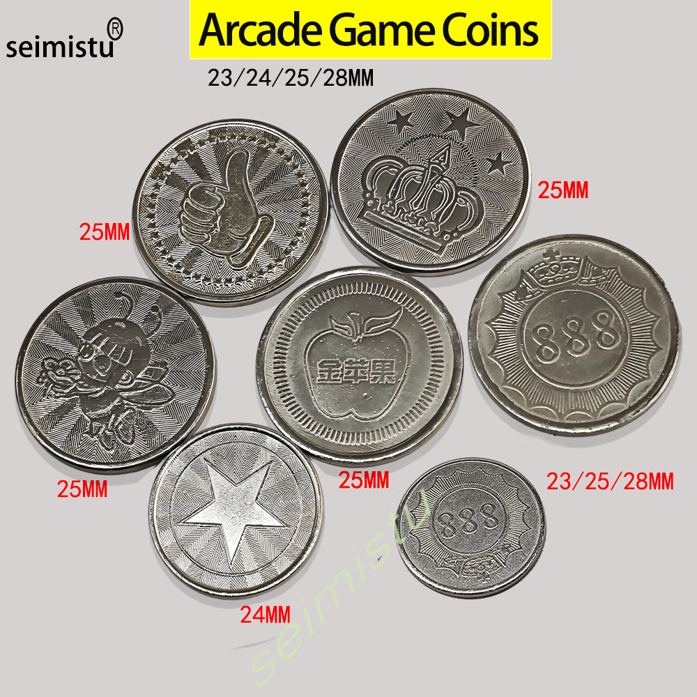 Arcade Vending & Laundry - 100 piezas de fichas de acero