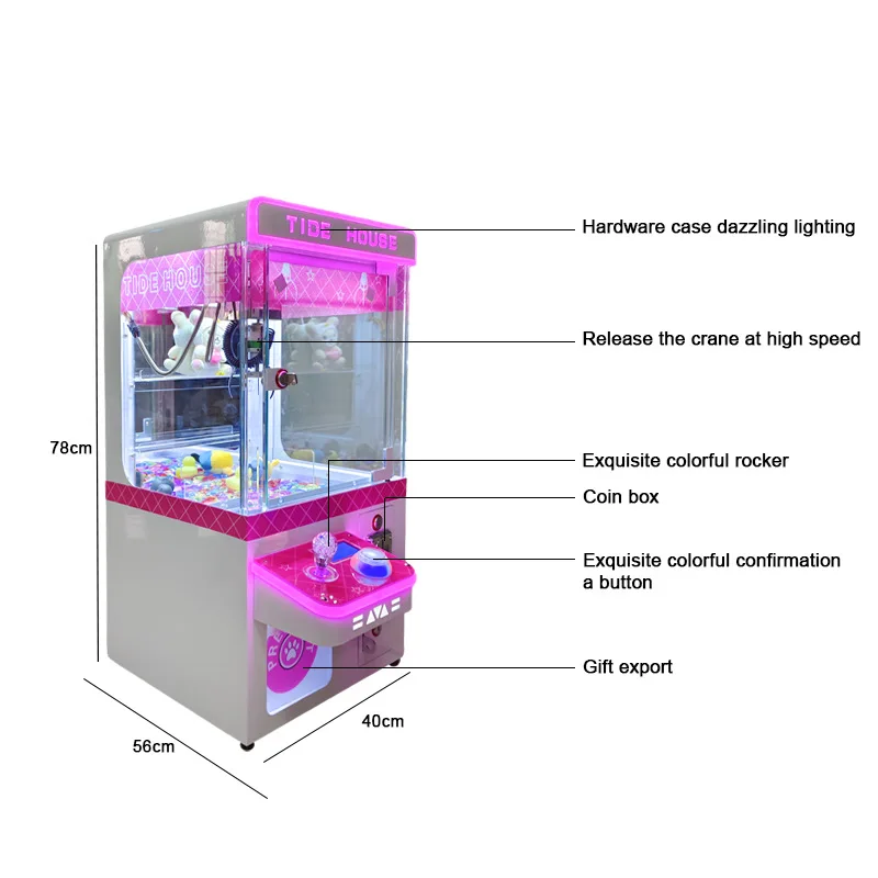 Máquina de Juego de Grúa con G - Arcade Toy Claw Vending Machine reseña y precio